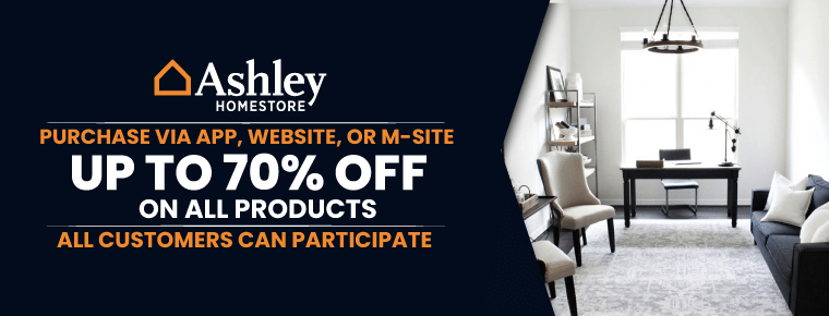 Ashley Furniture| Up To 70% Off