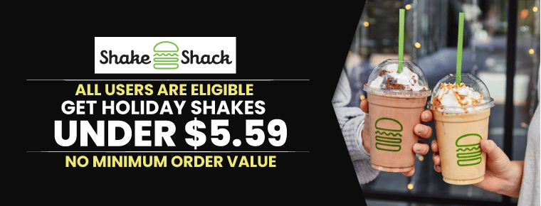 Get Holiday Shakes Under $5.59