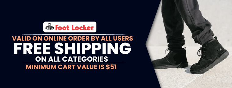 Foot Locker Free Shipping| All Categories