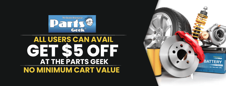 Get $5 Off | Parts Geek Coupon Code 