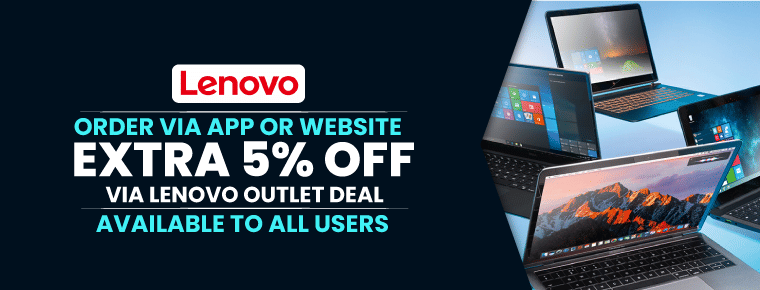 Get Extra 5% Off| Lenovo Outlet Deal