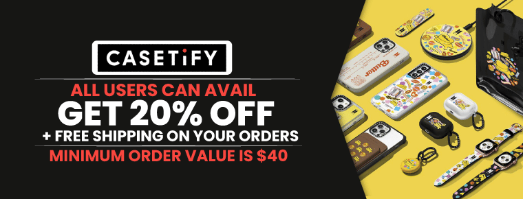 Get 20% Off + Free Shipping | Casetify Coupon Code 