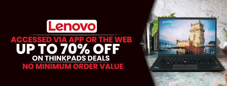Up To 70% Off| Thinkpads Deals