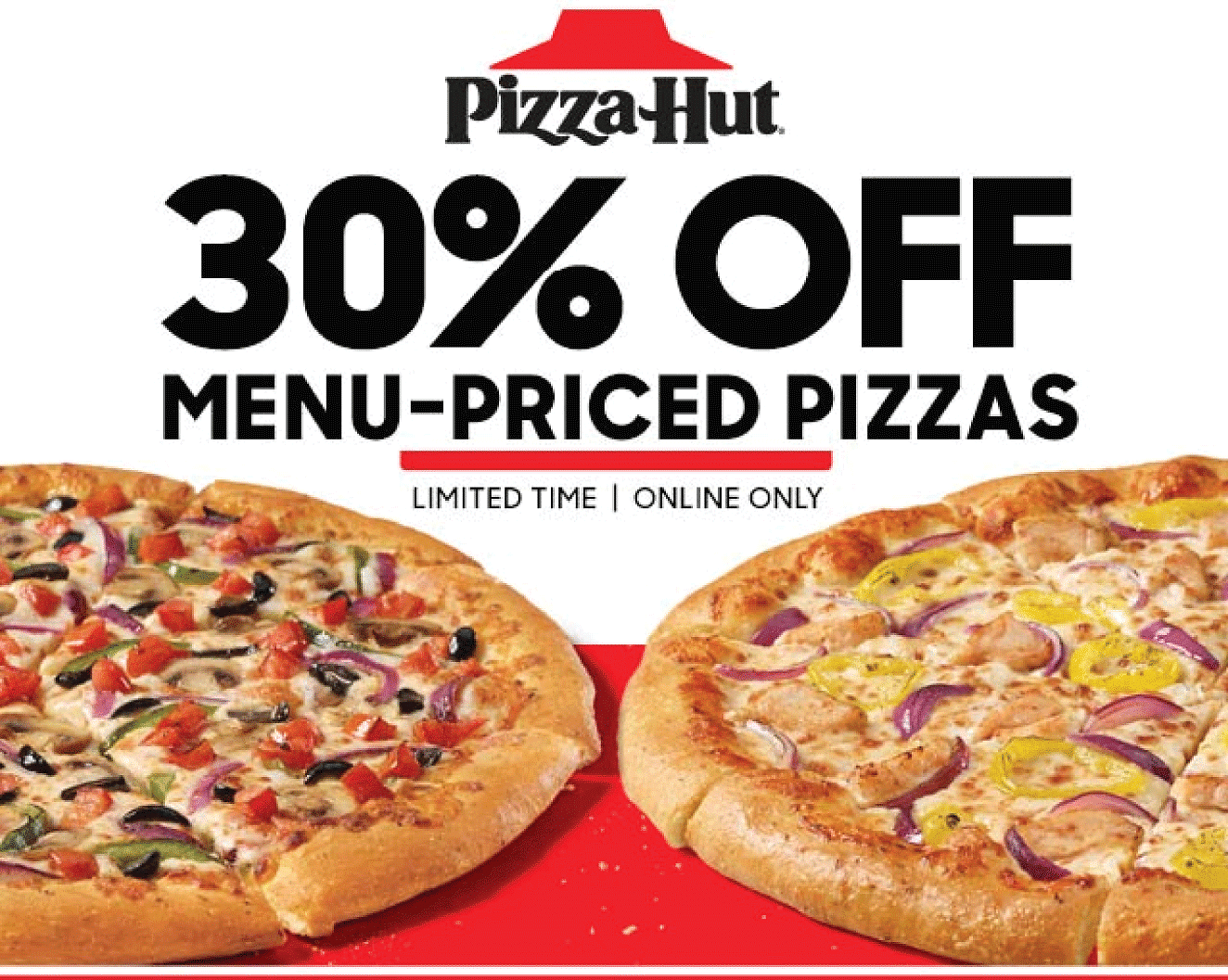 Pizza Hut Printable Coupons October Special Flat 30 Off On Pizza Hut Menu With Free Delivery