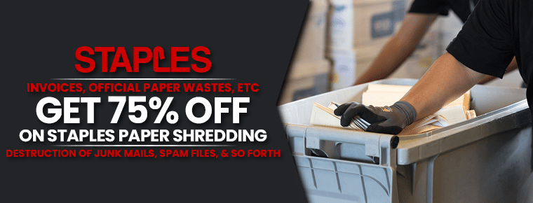 Staples Shredding Coupon November 2022 Get 20 Off