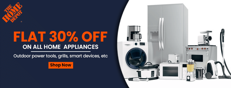 Flat 30% On All Home  Appliances