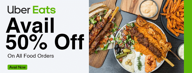 Uber Eats Orlando coupon alternative: 50% Off