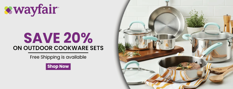 Save 20% On Outdoor Cookware Sets