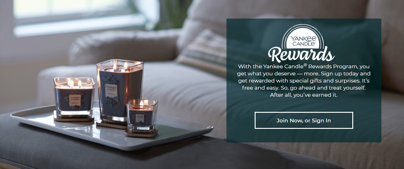 Yankee Candle Rewards