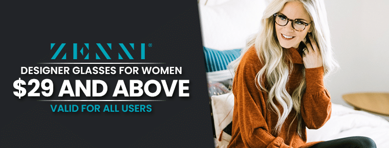 Designer Glasses | Women | $29 and Above