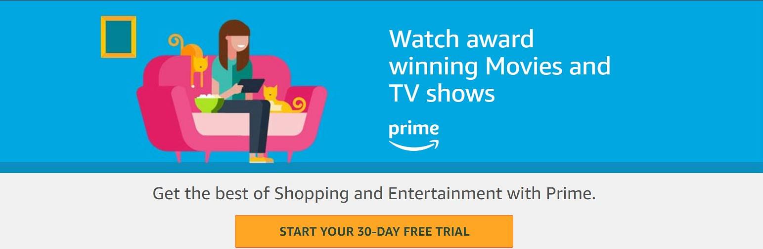 amazon prime free trial