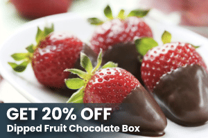 Edible Dipped Fruit Chocolate Box