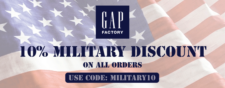 Gap Factory Military Discount