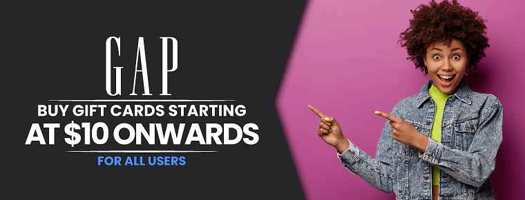 GAP Gift Card Banner