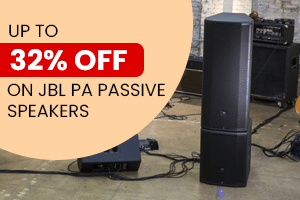 32% Off ON PA Passive Speakers