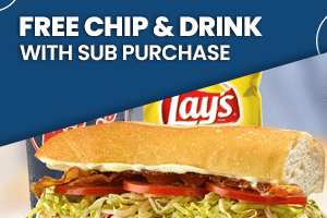 Jersey Mike's Free Chips & Drink Deal