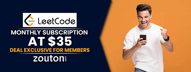 Starting at 35/month LeetCode Promo Codes, & Coupon Codes November 2022