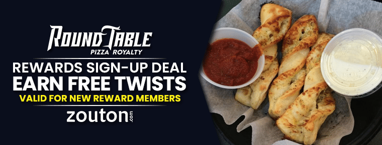 Round Table Pizza Sign-Up Deal