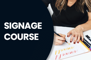 Signage Course The Happy Ever After