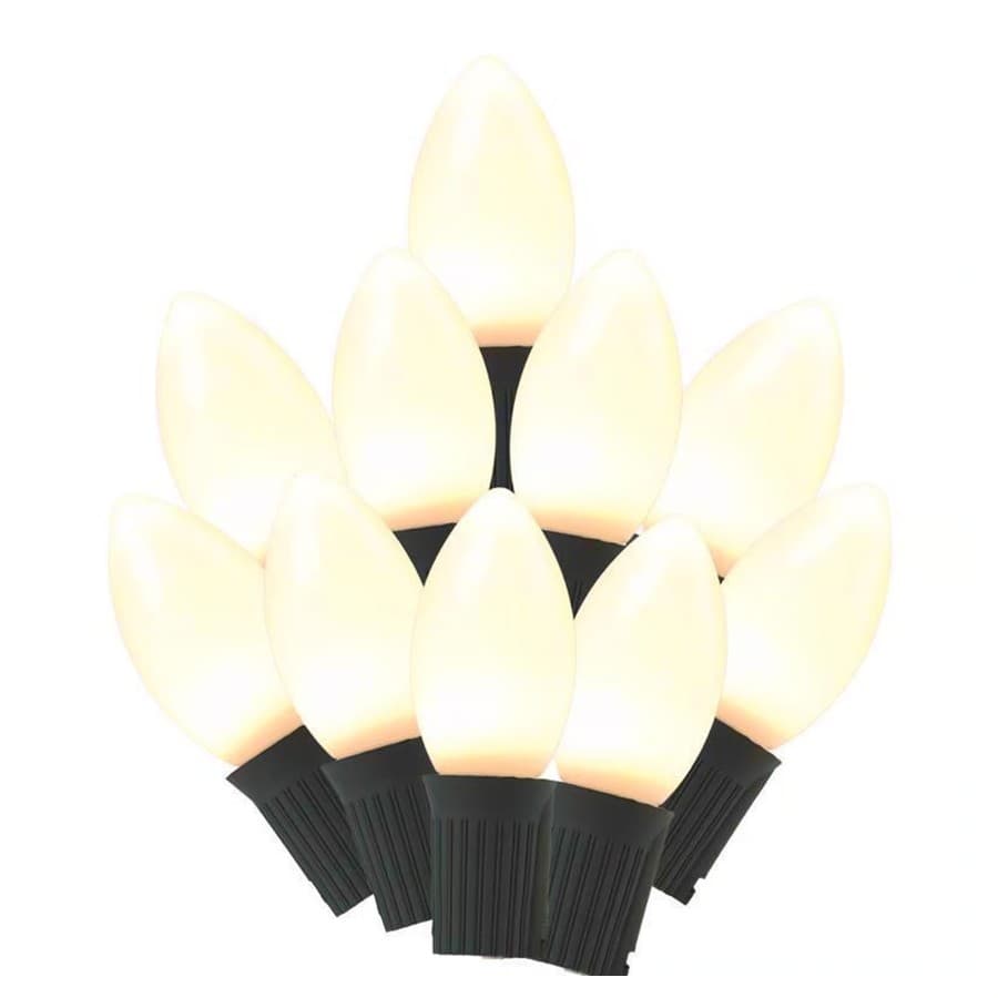Celebrations Classic LED C9 White 25 ct String Christmas Lights 24 ft. Ace Hardware sale