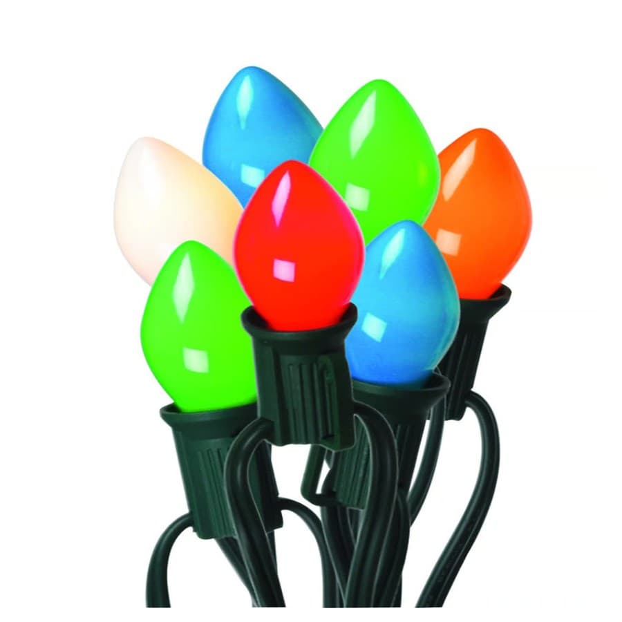 Celebrations Incandescent C7 Multicolored 25 ct String Christmas Lights 25 ft. Ace Hardware sale