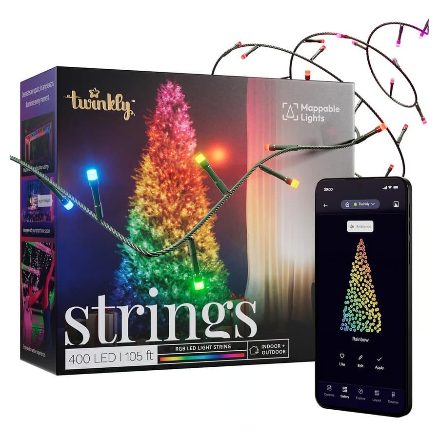 Twinkly LED Micro/5mm Multicolored 400 ct String Christmas Lights 105 ft. Ace Hardware sale