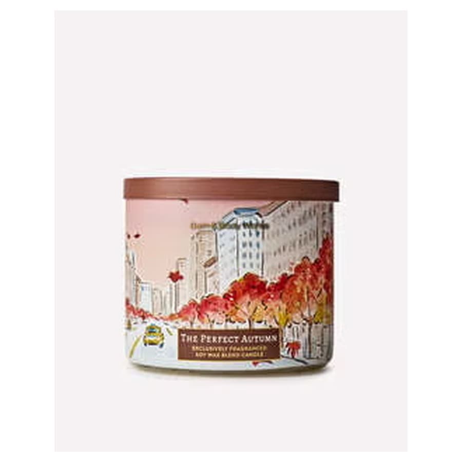 The Perfect Autumn 3-Wick Candle Bath & Body Works sale