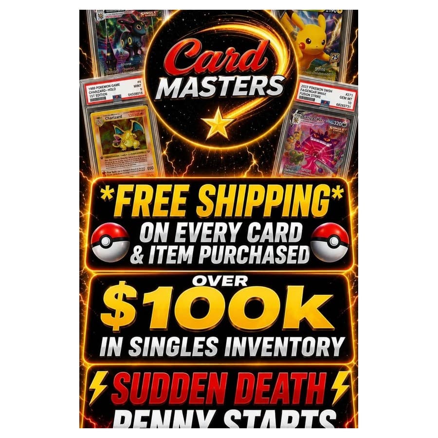 $100k in Singles *Sudden Death* All Night! FREE PACKS IN EVERY ORDER eBay sale