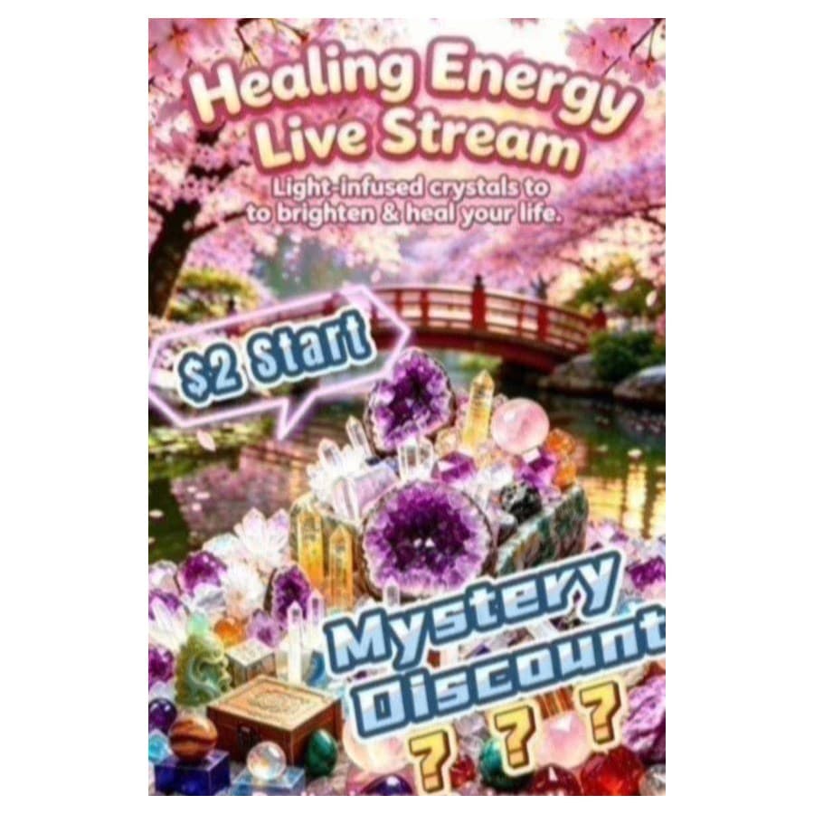 FSVW ✨ Live: Unveiling Rare Energy Crystals | Starts $2 | Free Shipping✈️ eBay sale