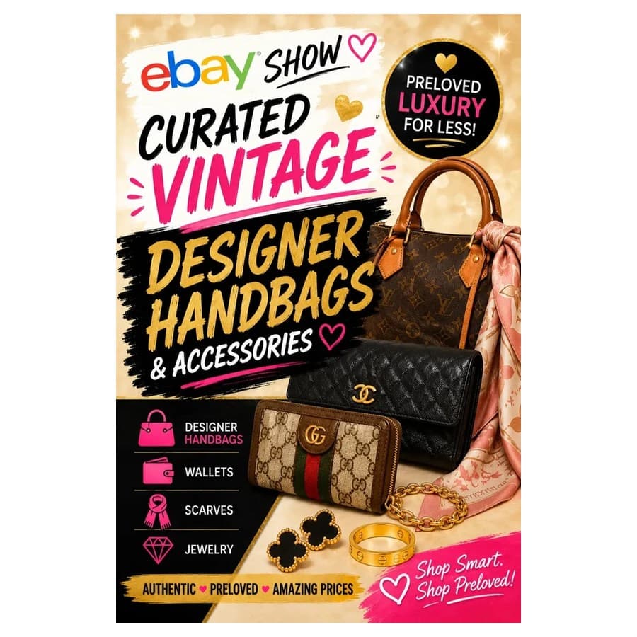 Curated Vintage Designer Handbags & Accessories eBay sale