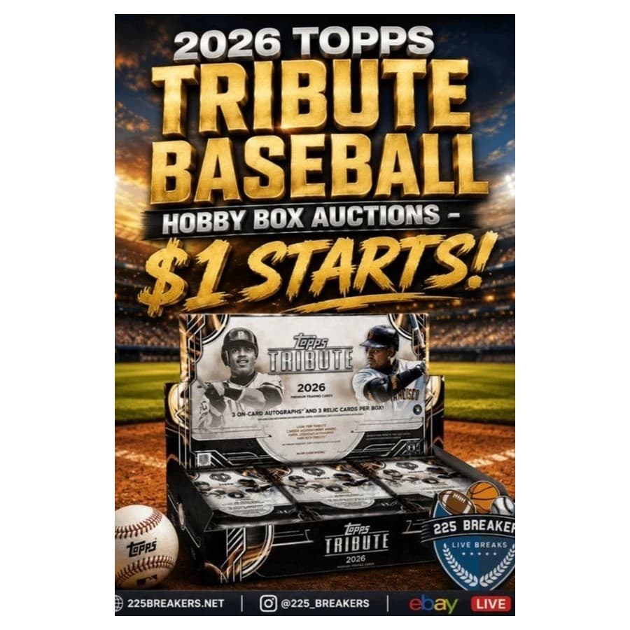 2026 TOPPS TRIBUTE BASEBALL AUCTIONS $1 STARTS! eBay sale