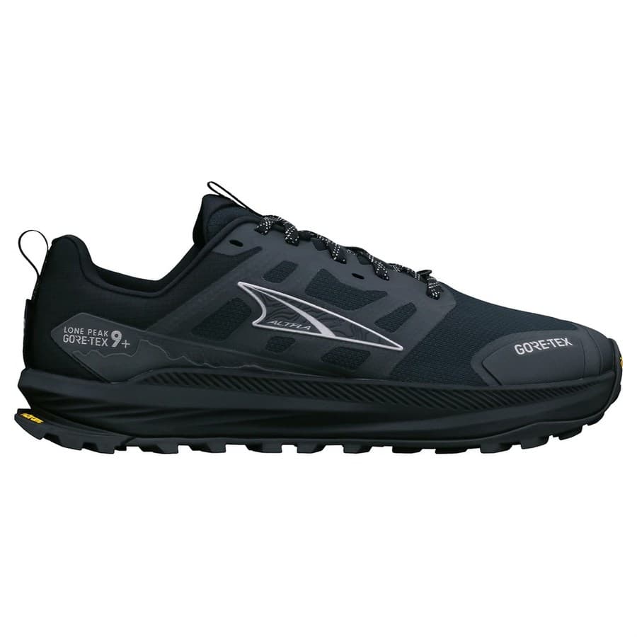 Altra Lone Peak 9+ GORE-TEX Mens Trail Running Shoes Black Waterproof GTX Run eBay sale