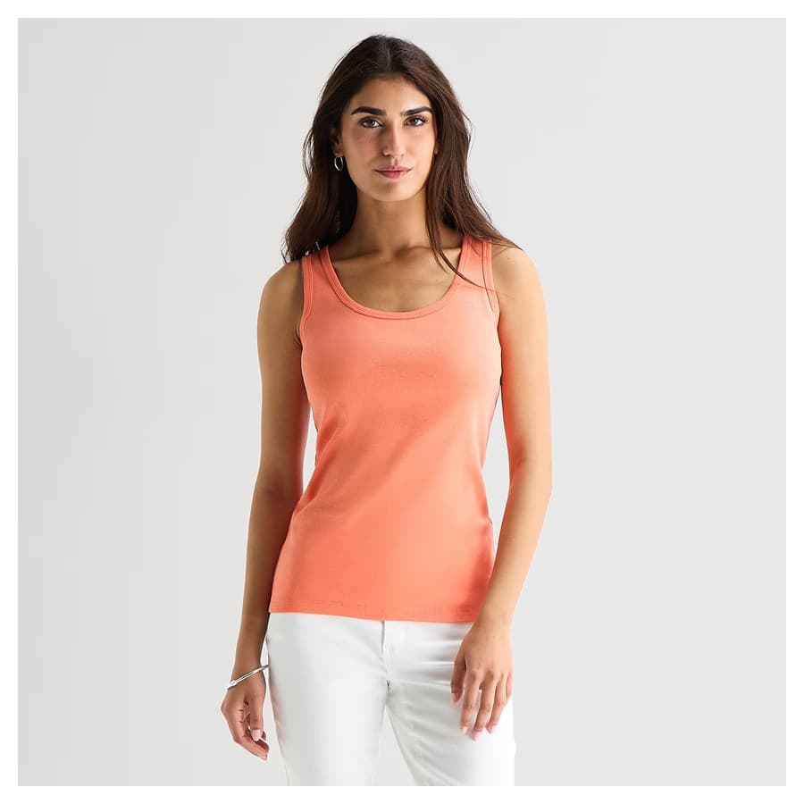 St. John's Bay Womens Scoop Neck Sleeveless Tank Top - JCPenney JCPenney sale