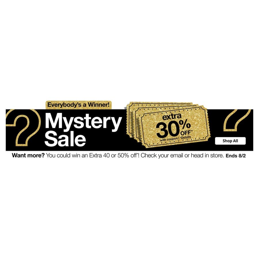 Mystery Sale JCPenney sale