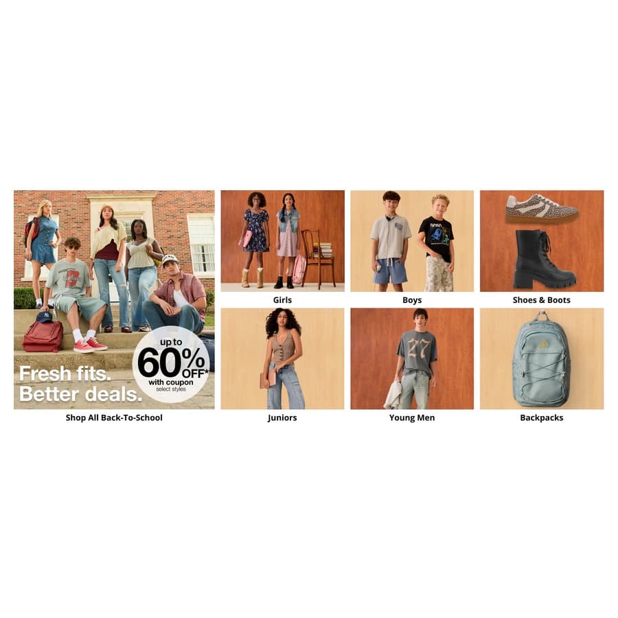 Fresh fits. Better deals JCPenney sale