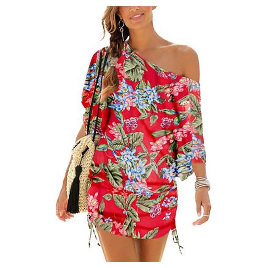 Women's Ruched Drawstring Dress Macy's sale