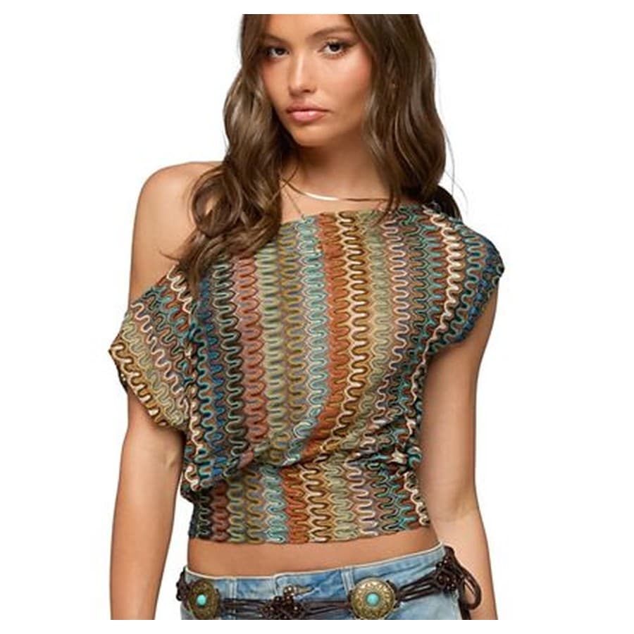 Women's Taniya Off Shoulder Zigzag Top Macy's sale