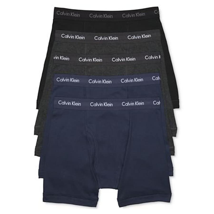 Men's Cotton Classic Boxer Briefs Underwear, 5-Pack Macy's sale