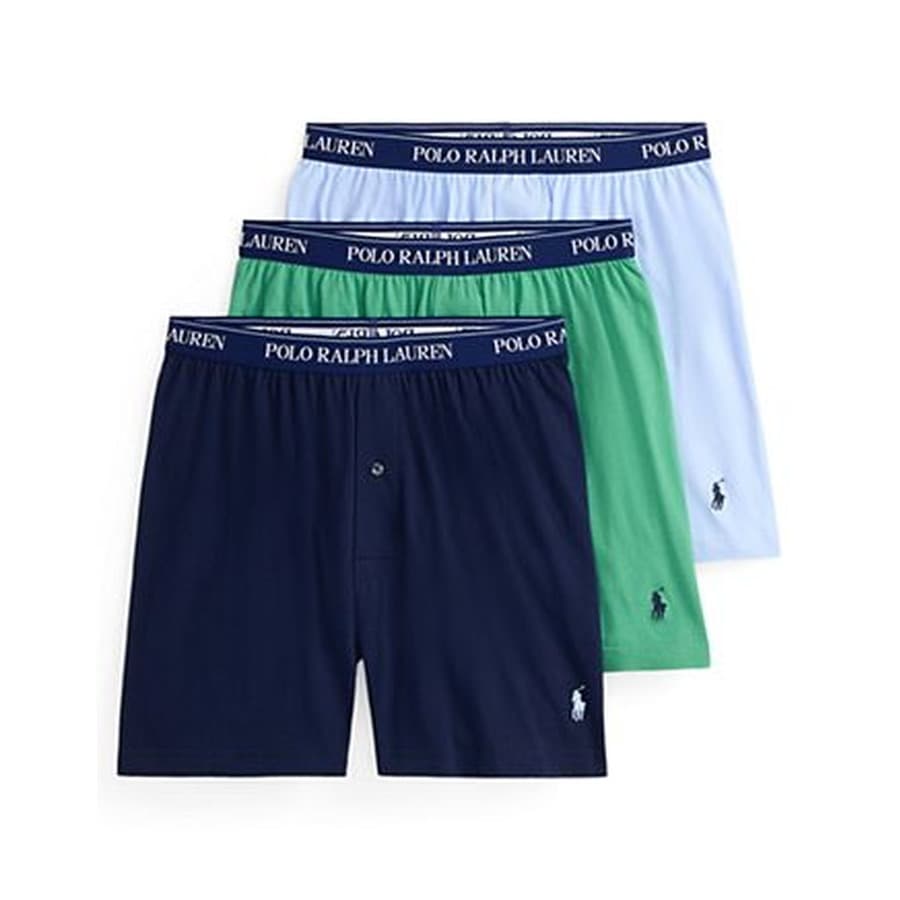 Men's Classic Knit Boxers, 3-Pack Set Macy's sale