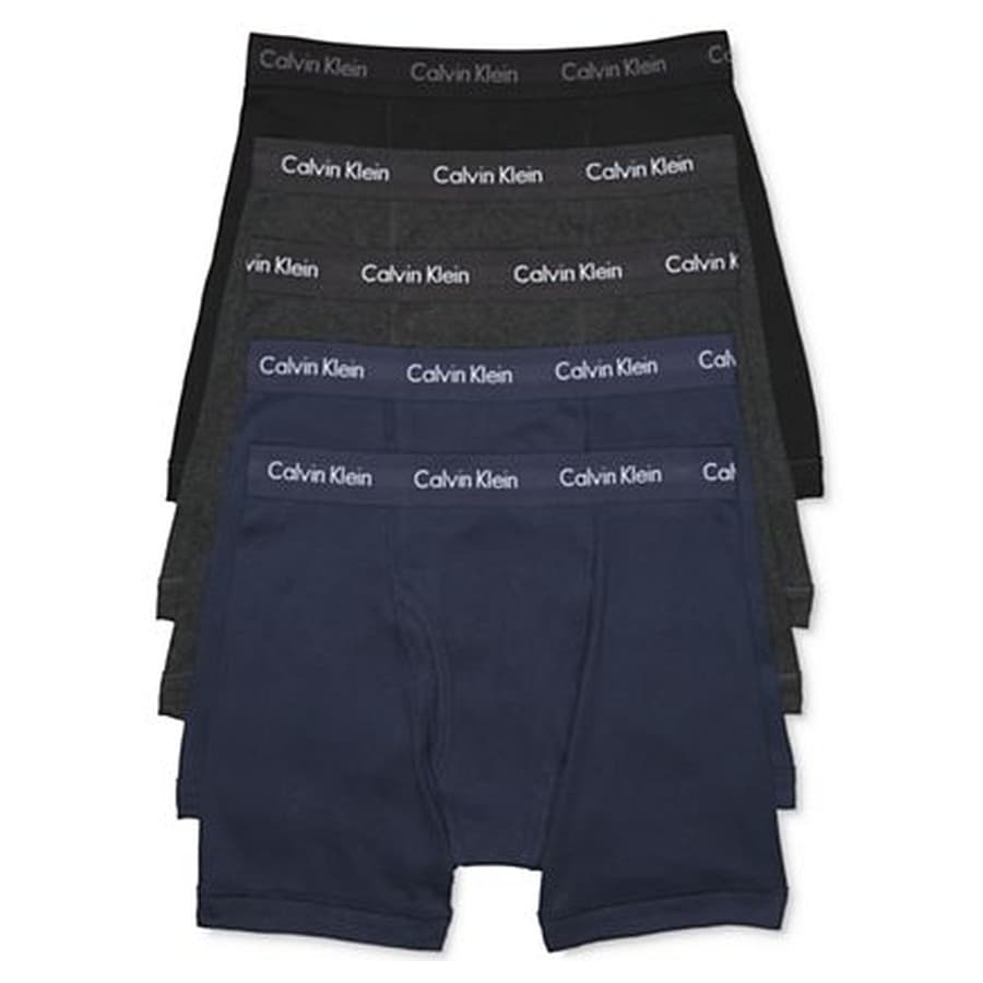 Men's Cotton Classic Boxer Briefs Underwear, 5-Pack Macy's sale