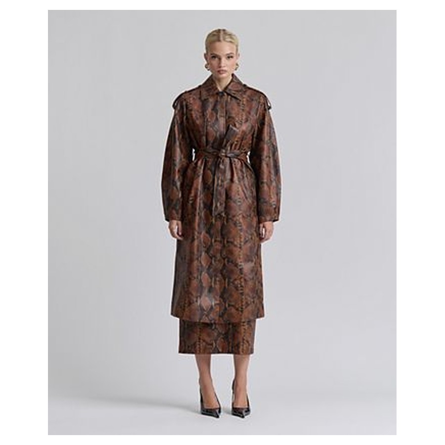 Women's Button-Front Spread Collar Maxi Coat Macy's sale