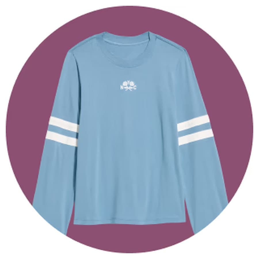Blue long sleeve t-shirt Old Navy sale