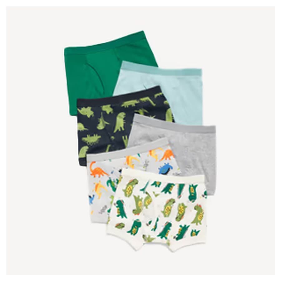 Image of a set of toddler boys underwear. Old Navy sale