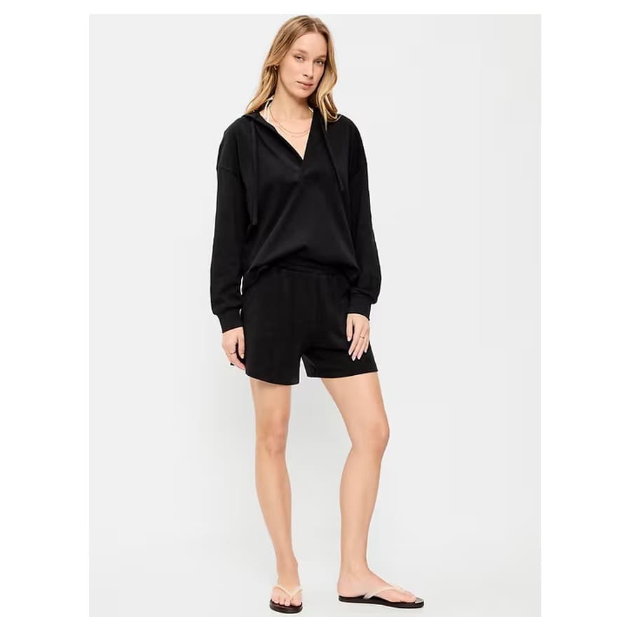High-Waisted Relaxed Shorts -- 5-inch inseam Old Navy sale