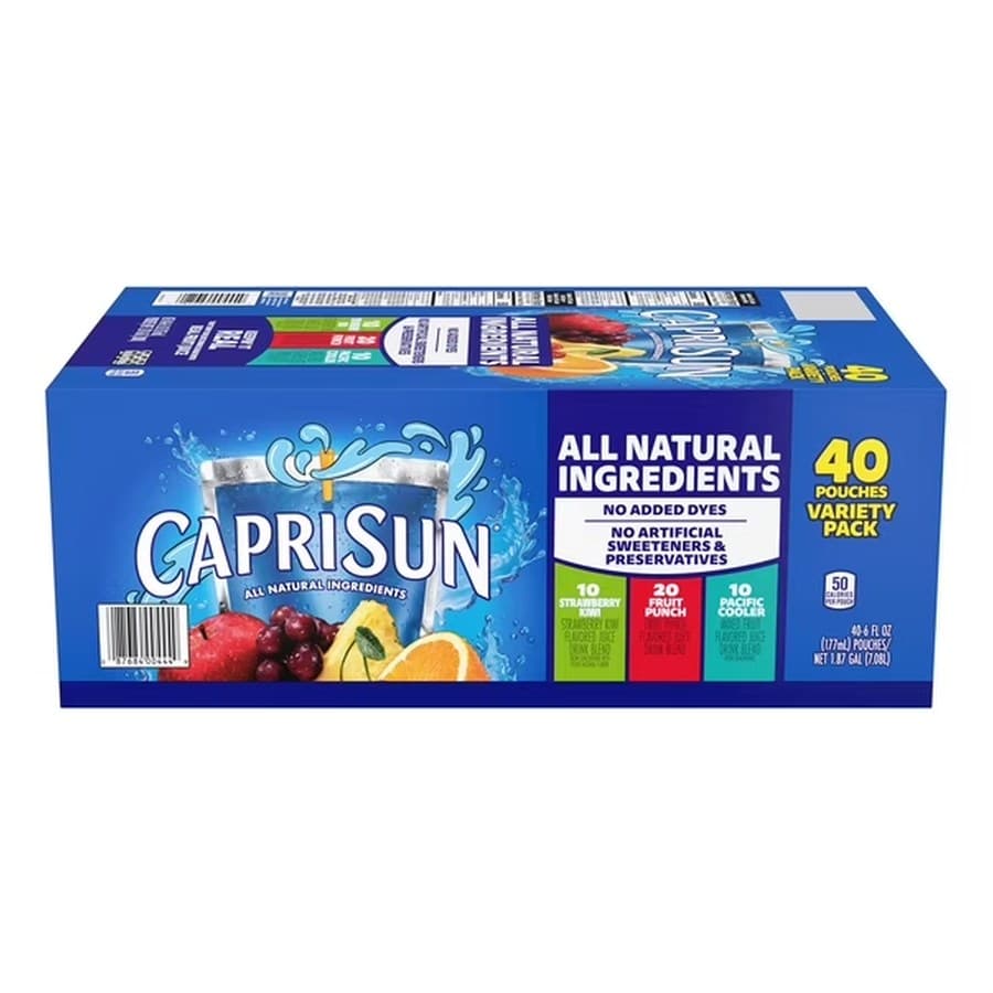 Capri Sun Variety Pack 6 fl. oz. pouches, 40 pk. Sam's Club sale