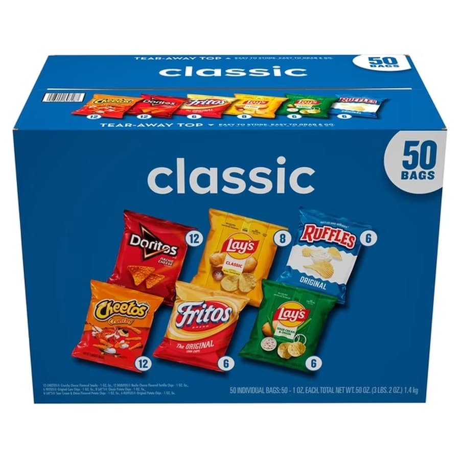 Frito-Lay Classic Mix Variety Pack Chips, 50 pk. Sam's Club sale