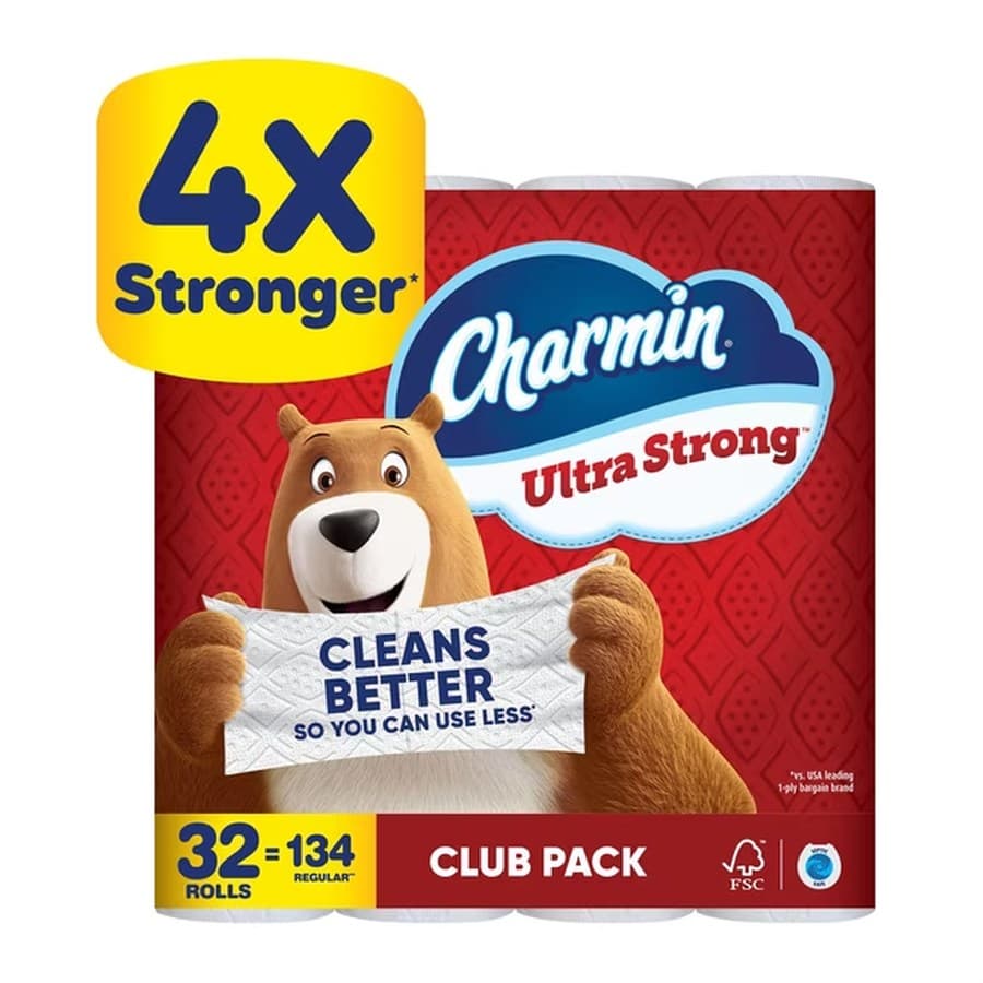 Charmin Ultra Strong 2-Ply Toilet Paper 32 rolls, 231 sheets/roll Sam's Club sale