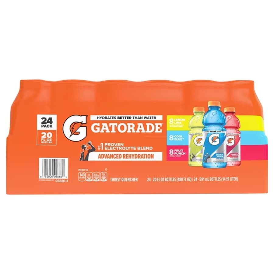 Gatorade Sports Drinks Variety Pack, 20 fl. oz., 24 pk. Sam's Club sale