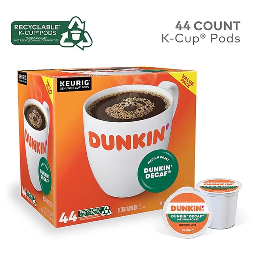 Dunkin' Decaf Coffee Keurig® K-Cup® Pods, Medium Roast, 44/Box (373149)~#|#~5385C4D2-3E54-4370-89F1C182E5CFFBF2_sc7 Staples sale