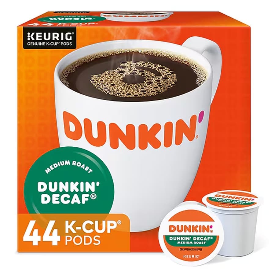 Dunkin' Decaf Coffee Keurig® K-Cup® Pods, Medium Roast, 44/Box (373149)~#|#~82F711B5-A264-471F-BFE04421066E3634_sc7 Staples sale